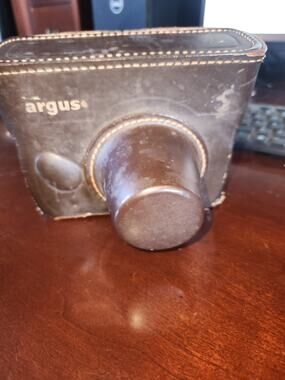 Argus C3 Matchmatic Camera Analog Untested With Case, See Descption